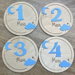 Carte étape "Petit Nuage" personnalisable