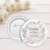 Badge personnalisable - Métier - Fleurs