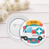 Badge personnalisable - Métier Ambulancier