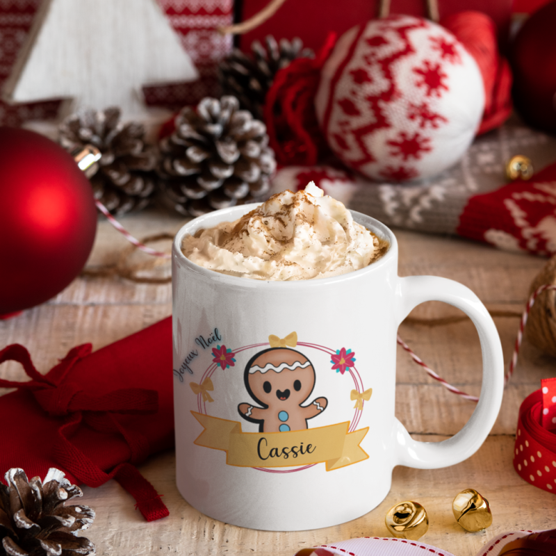 Mug "Cookie le bonhomme en pain d'épice"